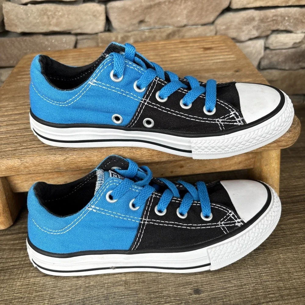 Converse Chuck Taylor All Star Youth Boy's Lace Up Shoes Royal Blue/Black (13.5)
